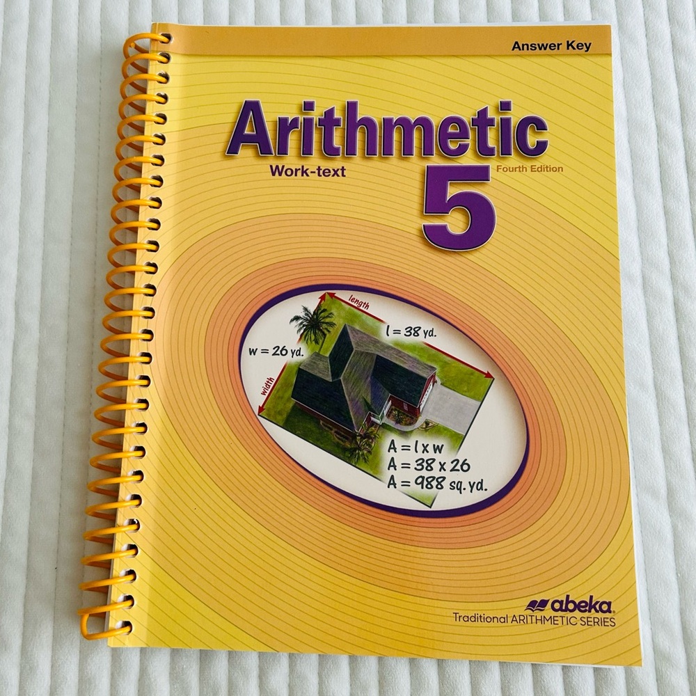 Abeka Arithmetic Work-Text Answer Key 5th Grade